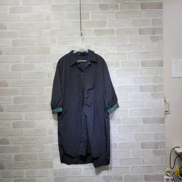 [BUNJANG] Woven Long Jacket Free Size / ㅈ217 우븐 롱자켓 F