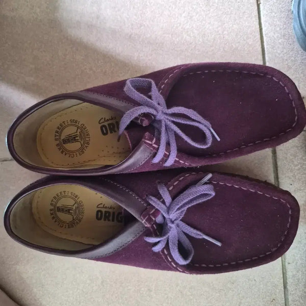 [BUNJANG] Clarks Wallabee Purple 245 / 클락스 왈라비 245 퍼플
