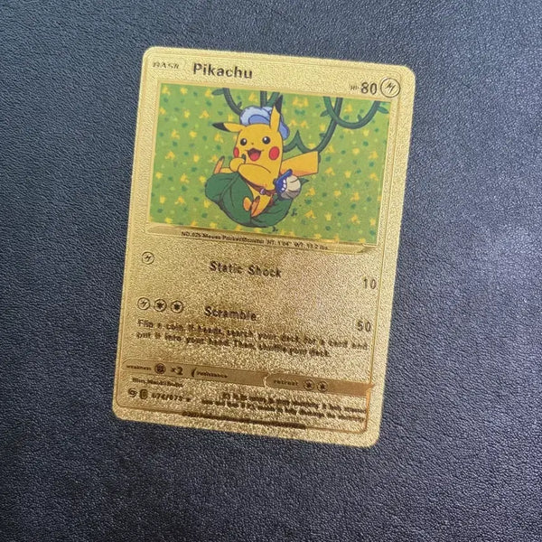 [BUNJANG] North American Pokemon Gold Pikachu Card / 북미판 포켓몬스터 금색카드 피카츄
