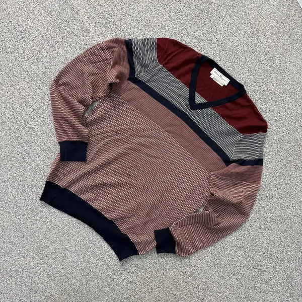 [BUNJANG] Salvatore Ferragamo V-Neck Knit / M 페라가모  브이넥 니트 0727J1