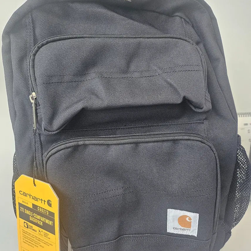 [BUNJANG] Carhartt 27L Single Compartment Backpack Black / 칼하트 27L 싱글 컴파트먼트 백팩 블랙 [27L-BK-one-02]