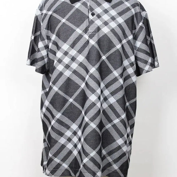 [BUNJANG] Burberry Check Stretch Cotton Blend Polo Shirt XXL / 버버리 체크 스트레치 코튼 블렌드 폴로셔츠 XXL(110~115)