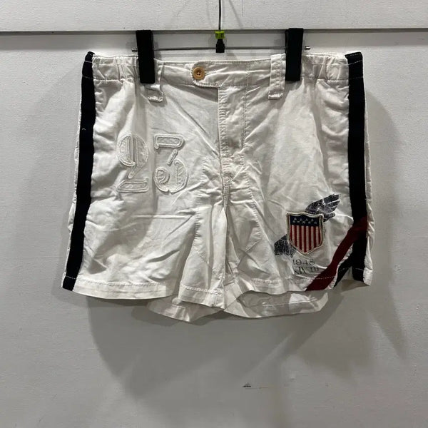 [BUNJANG] Polo Ralph Lauren White Cotton Shorts / 폴로랄프로렌 화이트 숏팬츠