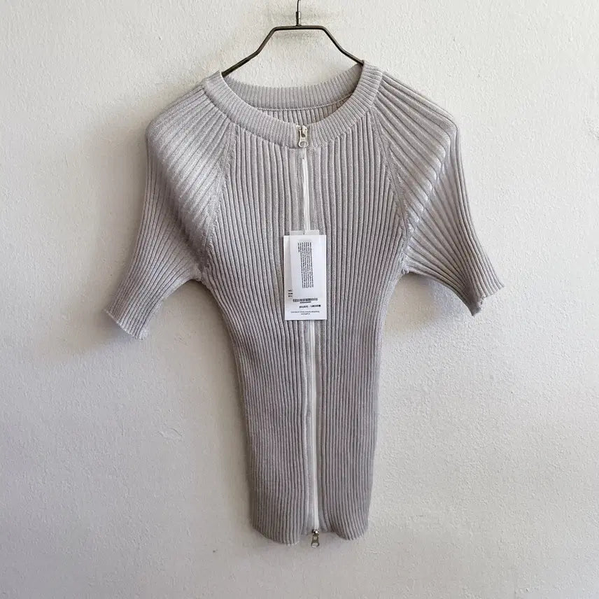 [BUNJANG] GBH Two-Tone Zip-Up Knit / 프리) 미착용 GBH 투톤 집업 니트