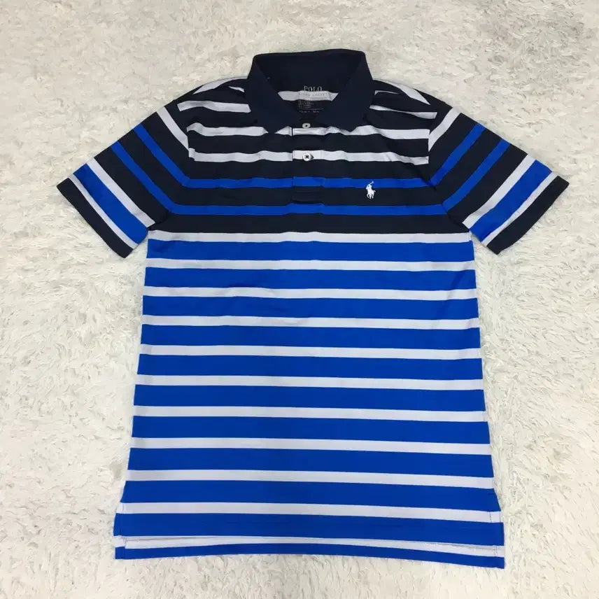 [BUNJANG] Polo Ralph Lauren Women's Small Pony Stripe Short Sleeve T-Shirt / 폴로 여성 스몰포니 스트라이프 반팔티 만원샵 GG27