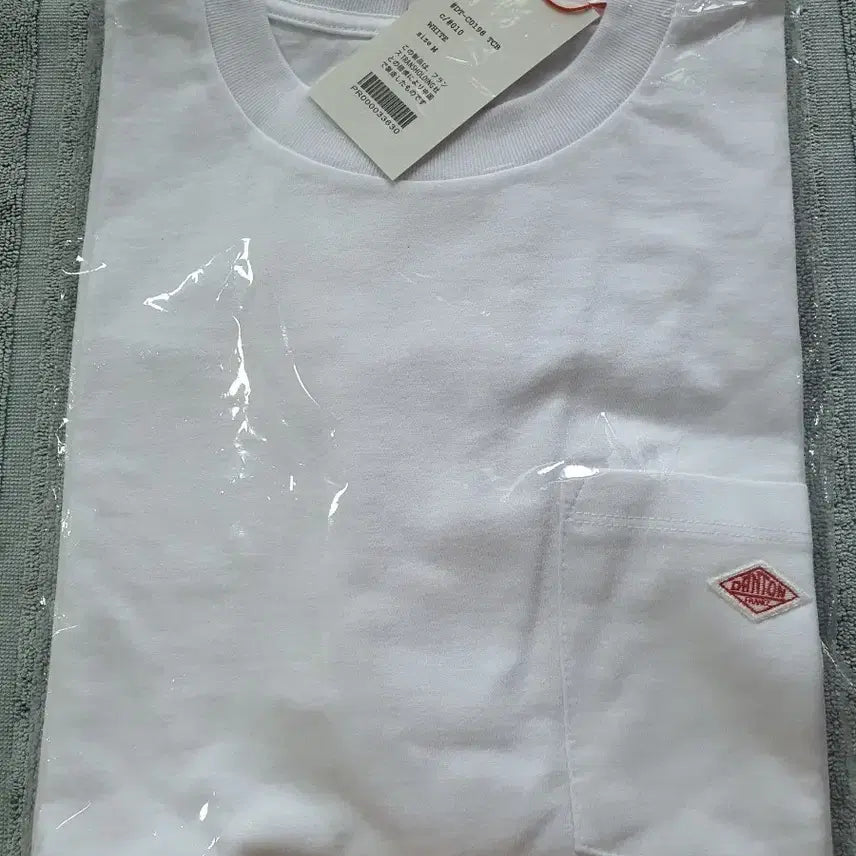 [BUNJANG] DANTON White Short Sleeve T-Shirt M / 단톤 화이트 반팔 티셔츠m