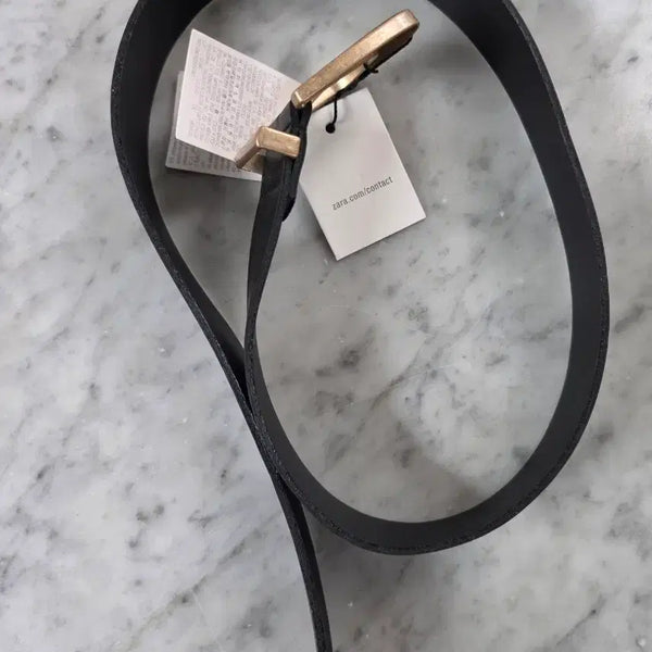 [BUNJANG] Zara Belt Gold Buckle / 자라 벨트