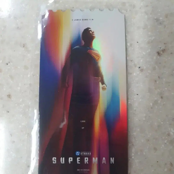 [BUNJANG] Superman Megabox Special Ticket / 오티 메가박스 슈퍼맨