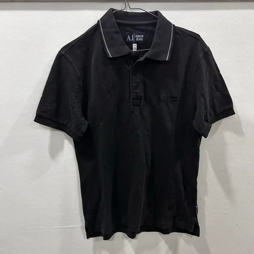 [BUNJANG] Armani Jeans Short Sleeve Polo Shirt Dark Charcoal / (새상품) 아르마니 진스 반팔 카라티셔츠