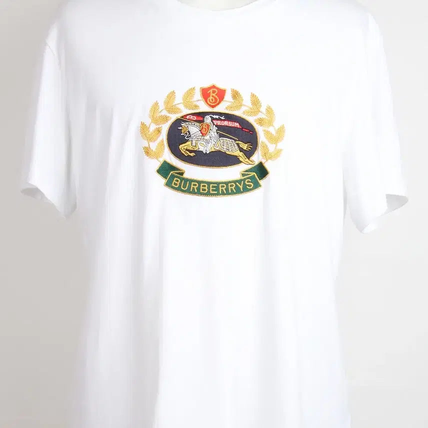 [BUNJANG] Burberry Women's Short Sleeve T-shirt White M / 버버리 여성 반팔티 화이트 M(55-66)