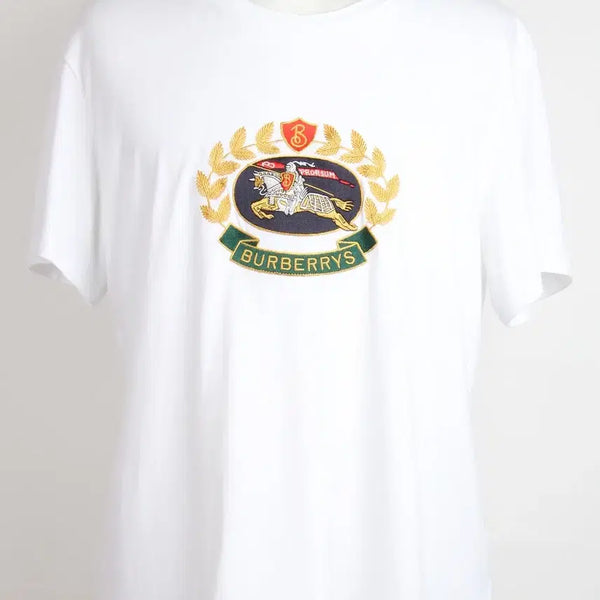 [BUNJANG] Burberry Women's Short Sleeve T-shirt White M / 버버리 여성 반팔티 화이트 M(55-66)