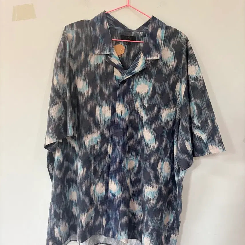 [BUNJANG] COS Linen Pattern Shirt / 코스 린넨 패턴 셔츠