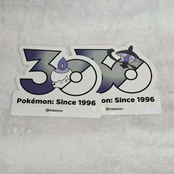 [BUNJANG] Pokemon 30th Anniversary Logo Sticker Set / 포켓몬 30주년 기념 로고 스티커 불켜미, 램프라 판매합니다!