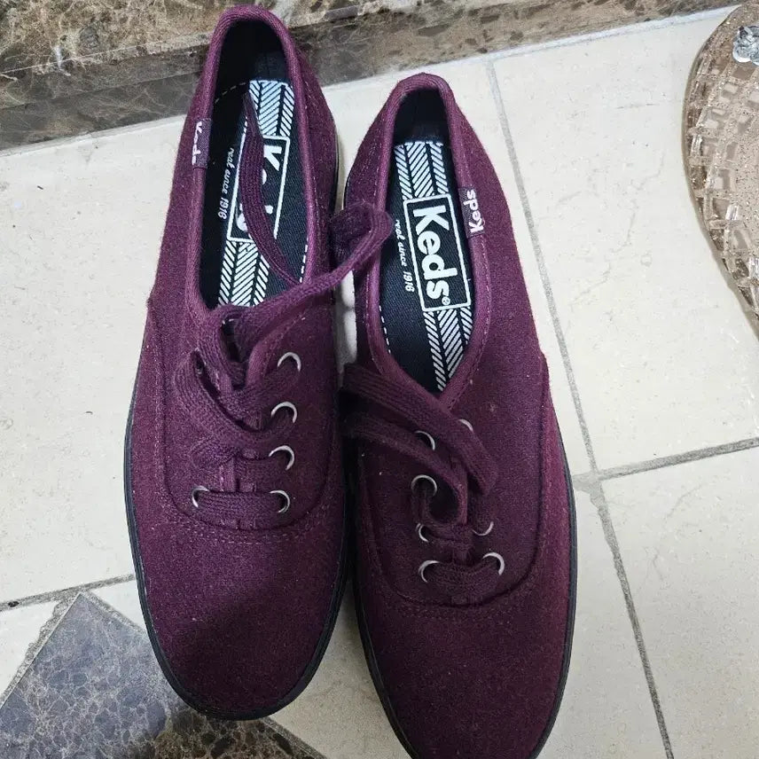 [BUNJANG] Keds Burgundy Sneakers / 케즈  스니커즈 버건디