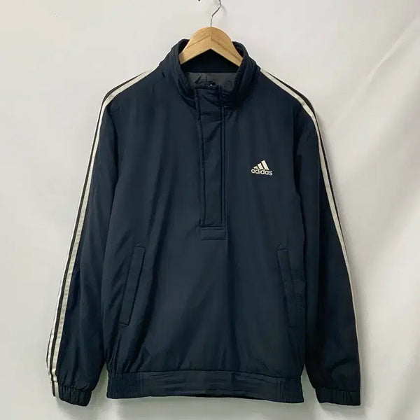 [BUNJANG] Adidas Half-Zip Anorak Padded Jacket / Windbreaker - M / 142.아디다스 반집업 아노락 패딩/바람막이 M