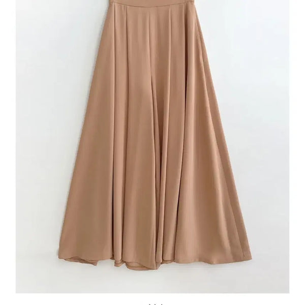 [BUNJANG] TheLorang LA Palazzo Long Pants (Peach Beige) / 더로랑 LA팔라쪼 롱 팬츠 (피치 베이지)