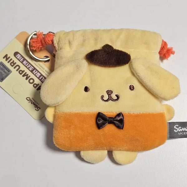 [BUNJANG] Sanrio Pompompurin Mini Drawstring Pouch / [인뽑] 산리오 미니 조리개 파우치 폼폼푸린