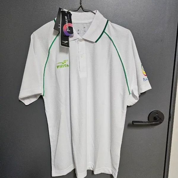 [BUNJANG] Pinta Men's Coolon Short Sleeve Polo Shirt White / 핀타 남성 쿨론 반팔 카라티 화이트.  100