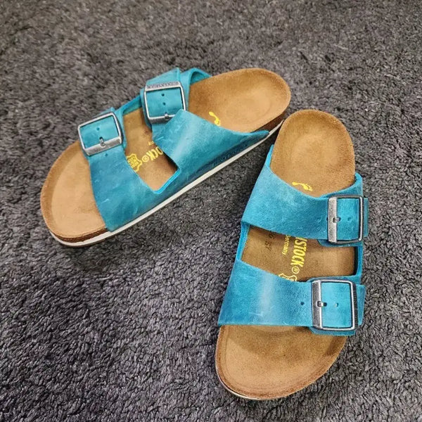 [BUNJANG] Birkenstock Arizona Biscay Bay Sandals (245) / 버켄스탁 애리조나 비스케이 베이 245