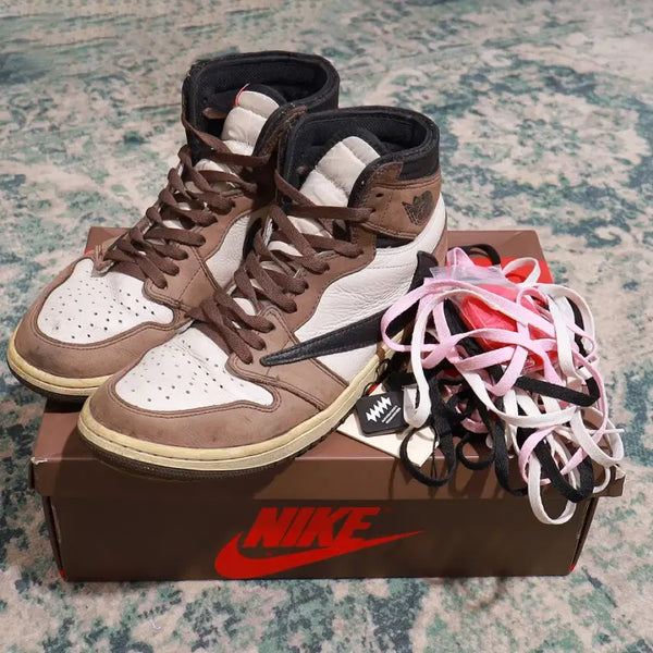 [BUNJANG] Nike Air Jordan 1 Retro High OG TS SP Travis Scott Mocha Size 285 / NIKE 나이키 에어조던1 트래비스 스캇 모카 285