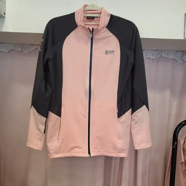 [BUNJANG] EXR Sport Zip-Up Jacket Pink/Gray / EXR 스포츠 집업 핑크/그레이