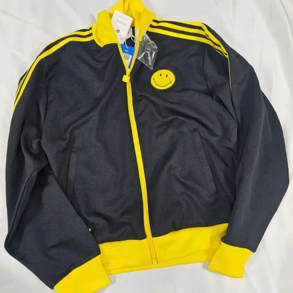[BUNJANG] Adidas Smiley Gersey Sweatshirt M / 아디다스스마일리져지