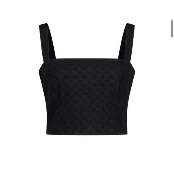 [BUNJANG] The Loran Sophia Eyelet Lace Set Top / 더로랑 Sophia eyelet lace set (탑)