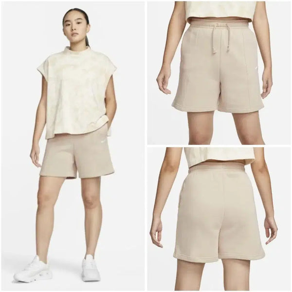 [BUNJANG] Nike Women's Essential High-Rise Fleece Shorts / [무료배송][L/75]나이키 여성용 에센셜 하이라이즈 기모 반바지