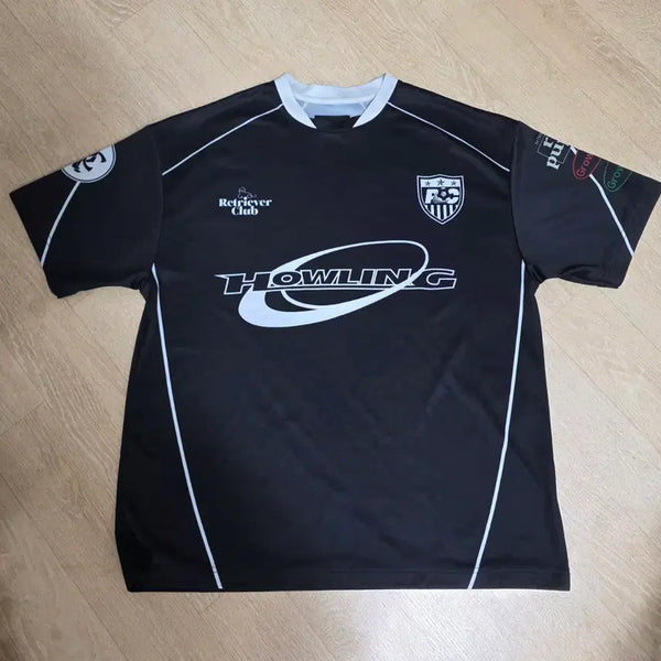 [BUNJANG] Retrievers Club Howling Soccer Jersey Short Sleeve T-Shirt L / 리트리버클럽 하울링 싸커 저지 반팔티 L
