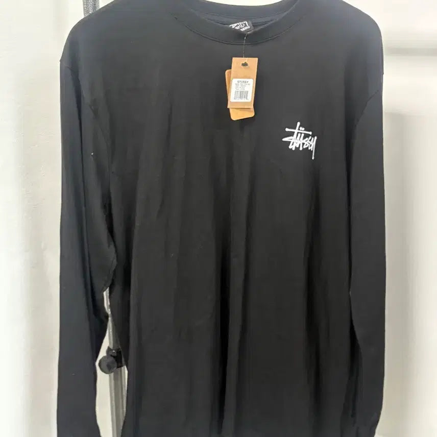 [BUNJANG] Stussy Basic Long Sleeve Black / (새상품) 스투시 베이직 롱슬리브 블랠