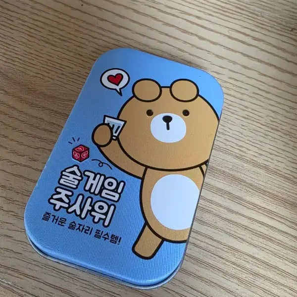 [BUNJANG] Bear Character Dice for Drinking Games / 아트박스 술게임 주사위
