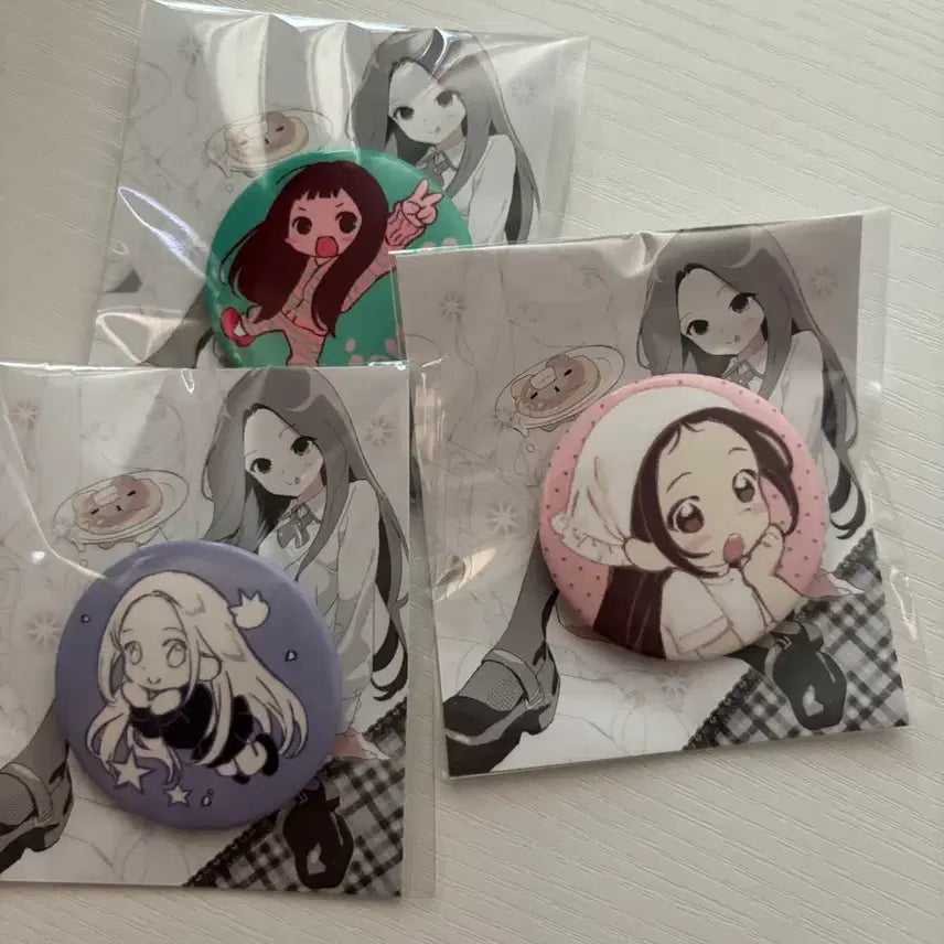 [BUNJANG] ILLIT Wonhee Bundle Set Unsealed Can Badges / 아일릿 원희 비공굿 캔뱃지 3개 일괄