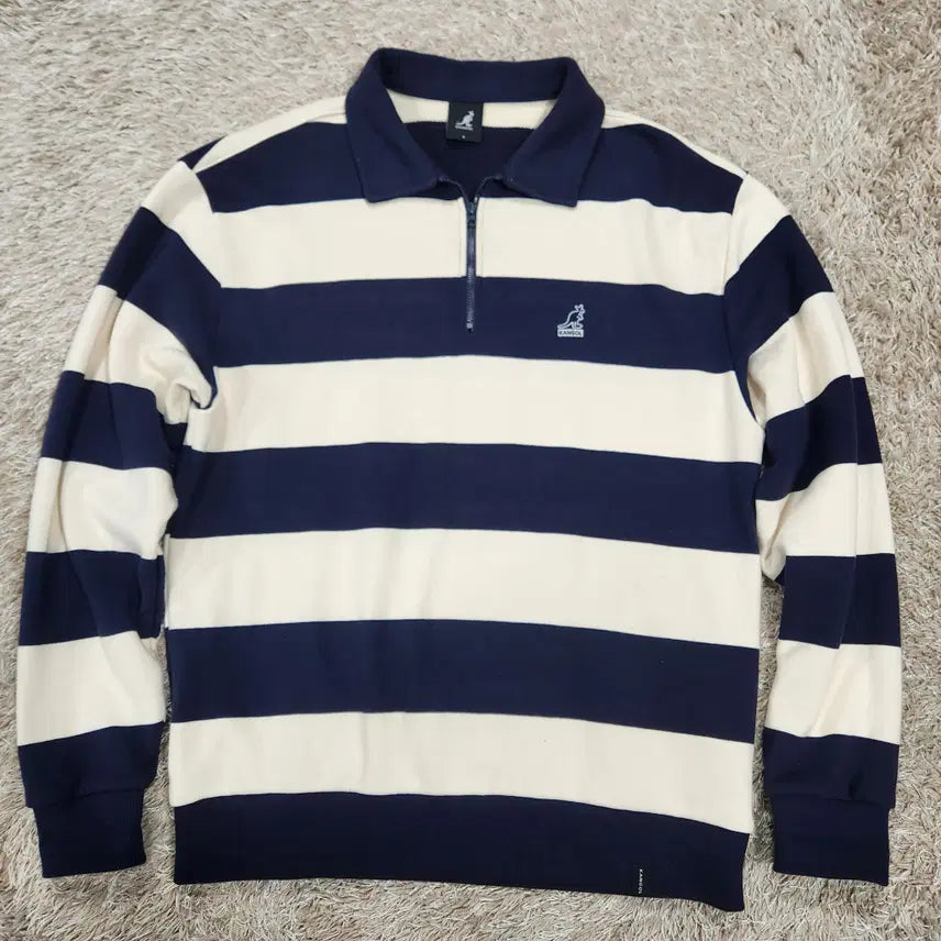 [BUNJANG] Kangol Genuine Half-Zip Polo Shirt Size S / (빈티지박스)캉골 정품 반집업 카라티셔츠 S(90)