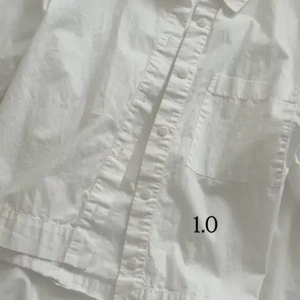 [BUNJANG] White Short-Sleeve Shirt / 화이트 반팔셔츠