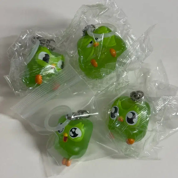 [BUNJANG] Duolingo The Mark Gacha Set (4 Types) / 듀오링고 메지루시 가챠 4종 일괄