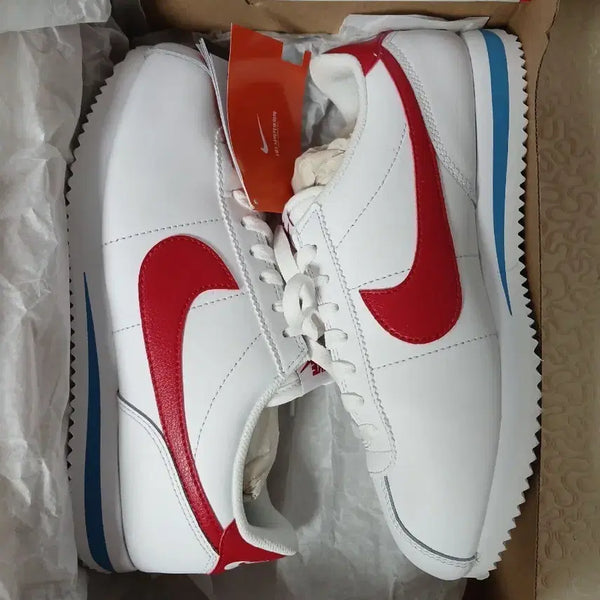[BUNJANG] Nike Cortez Leather White Varsity Red (245mm) / [풀박스 새제품] 나이키 코르테즈 흰빨 사이즈 245사이즈