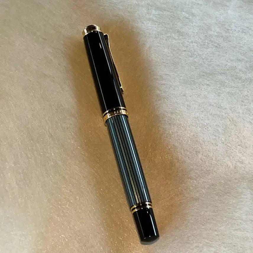 [BUNJANG] Pelikan M600 Green Stripe Fountain Pen EF Nib / 펠리칸 M600 EF닙 그린스트라이프