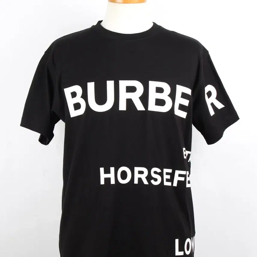 [BUNJANG] Burberry Women's Horseferry Short Sleeve T-Shirt XS (55) / 버버리 여성 호스페리 반팔 티셔츠 XS(55)