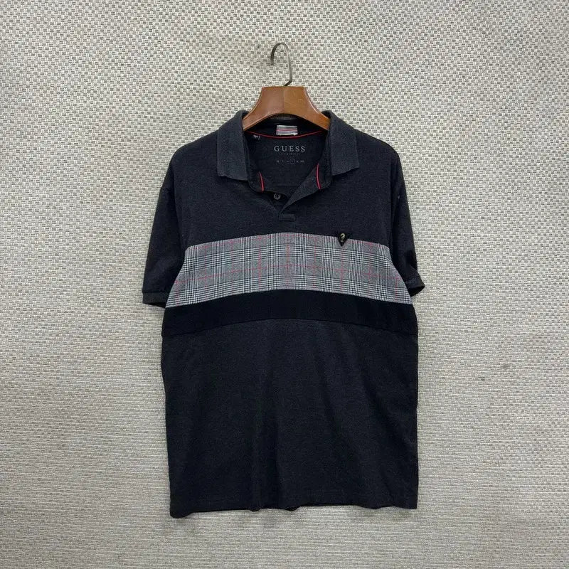 [BUNJANG] Guess Men's Short Sleeve Polo Shirt - L / 게스 반팔카라티 L D03295