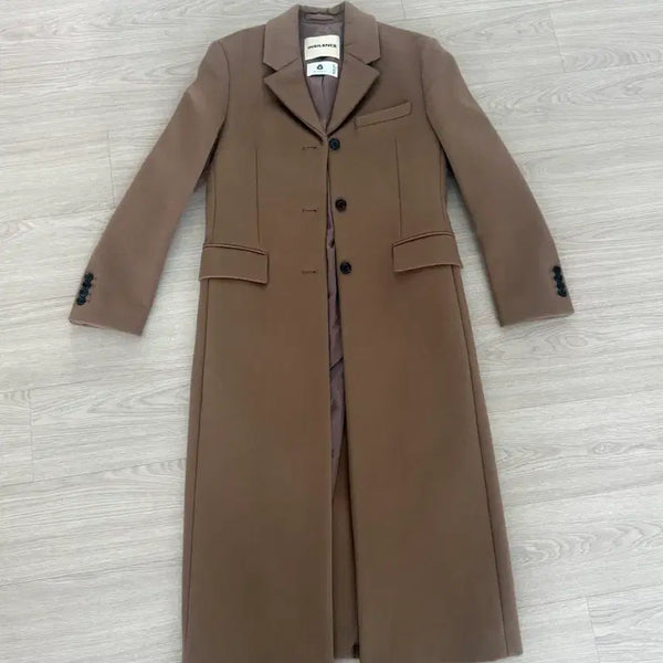 [BUNJANG] Insilence Cashmere Single Maxi Coat / 인사일런스 캐시미어 싱글 맥시 코트
