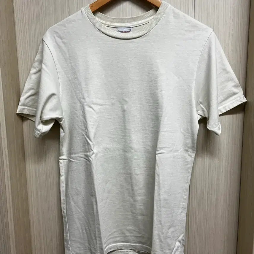 [BUNJANG] Authentic T-Shirt (Ivory) / 심플 어센틱 - TEE(Ivory)