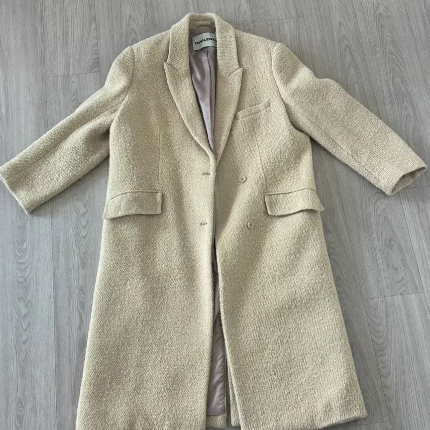 [BUNJANG] In Silence Boucle Wool Twill Coat Beige / 인사일런스 부클 울 트윌 코트 베이지
