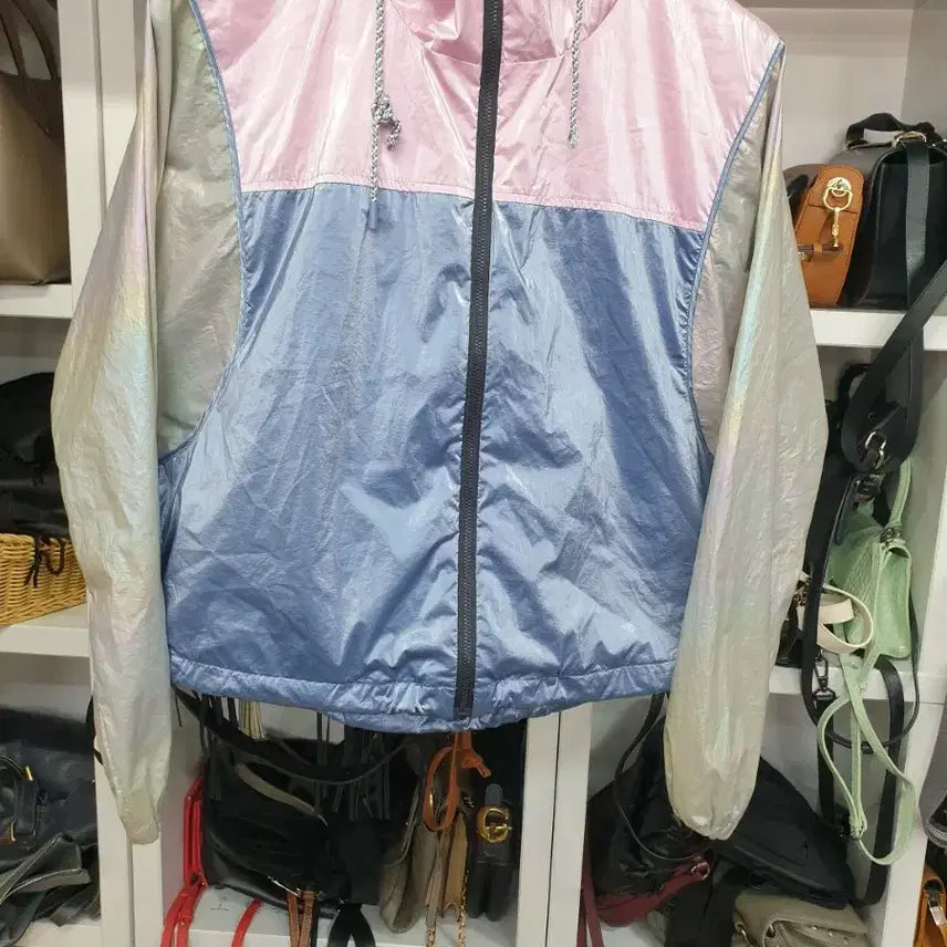 [BUNJANG] It MICHAA Color Block Windbreaker Jacket / 잇미샤 컬러 블록 바람막이 자켓 82