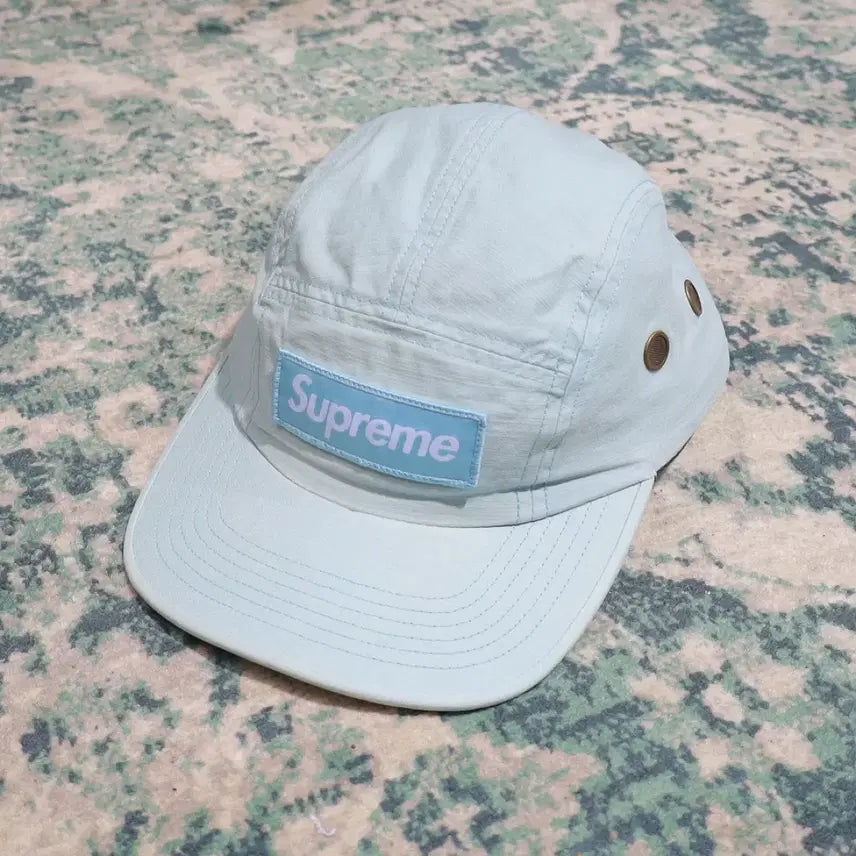 [BUNJANG] Supreme Box Logo Camp Cap Sky Blue / SUPREME 슈프림 박스로고 캠프캡 스카이블루