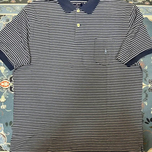 [BUNJANG] Polo Sport Striped Polo Shirt Navy XL / 폴로스포츠 스트라이프 폴로셔츠 네이비