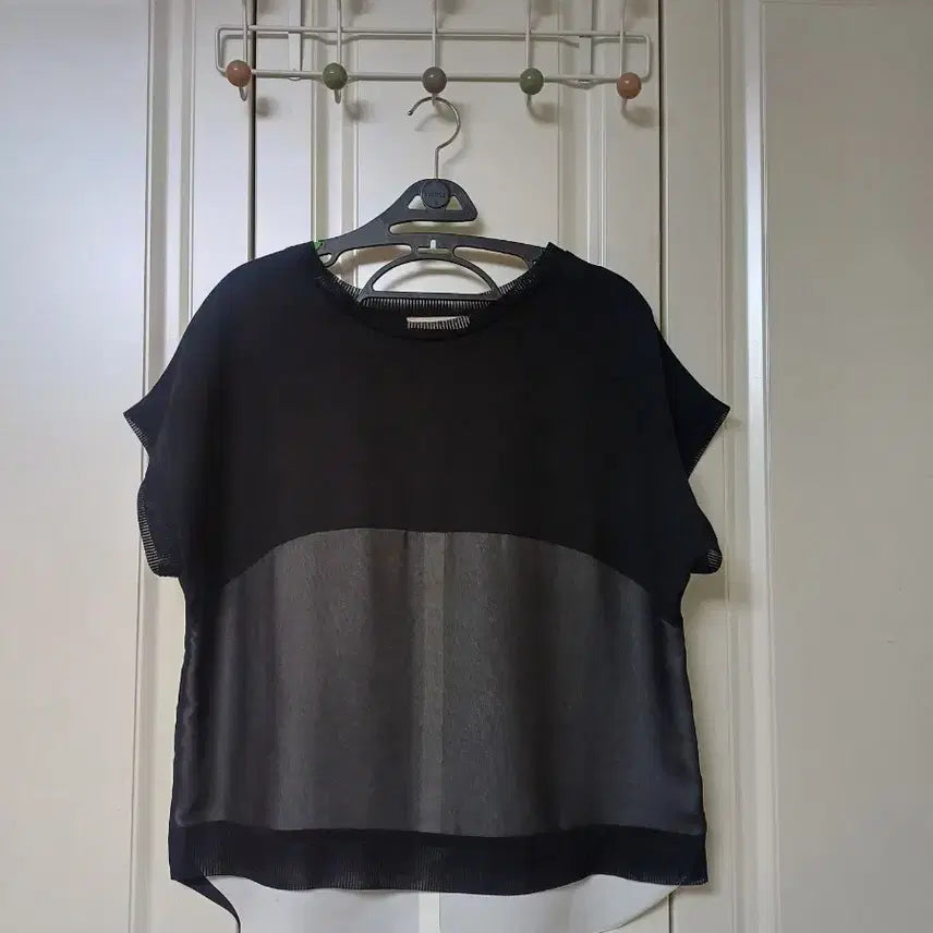 [BUNJANG] MOHAN Chiffon Blouse Black/White / 한섬 모한 쉬폰블라우스 mothan 55 블랙화이트블라우스