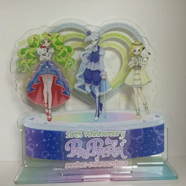 [BUNJANG] Pripara Sanrio Acrylic Diorama Hibiki Fuwari Paruru / 프리파라 산리오 아크릴 디오라마 히비키 후와리 파루루