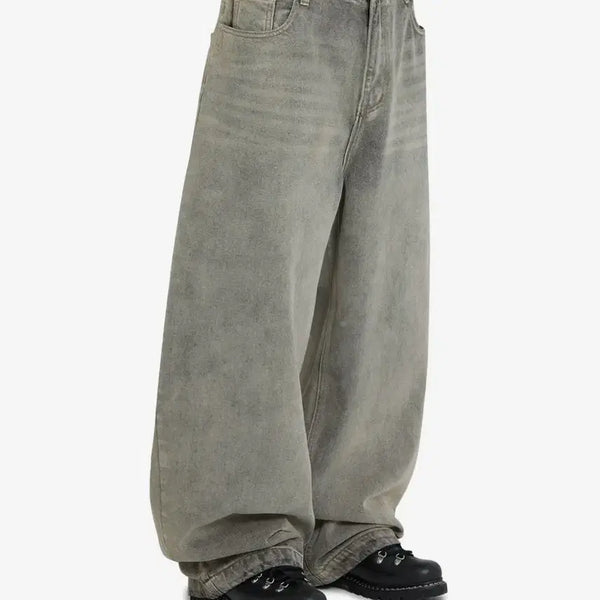 [BUNJANG] Open Yd Wide Volume Pants Dust Indigo M / 오픈야드 (전 오와이) 와이드 볼륨 팬츠 더스트 인디고 색상 M