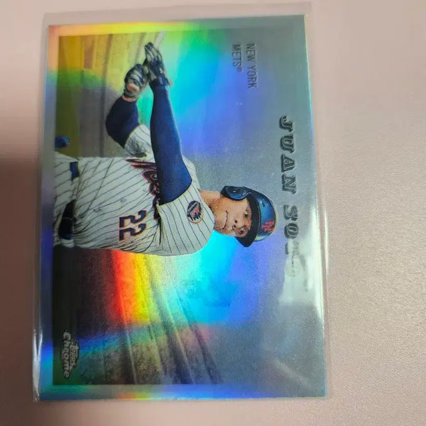 [BUNJANG] Juan Soto 2026 Topps Chrome 1955 Refractor Card / 메츠)후안 소토 2026 탑스크롬 1955 리플렉터