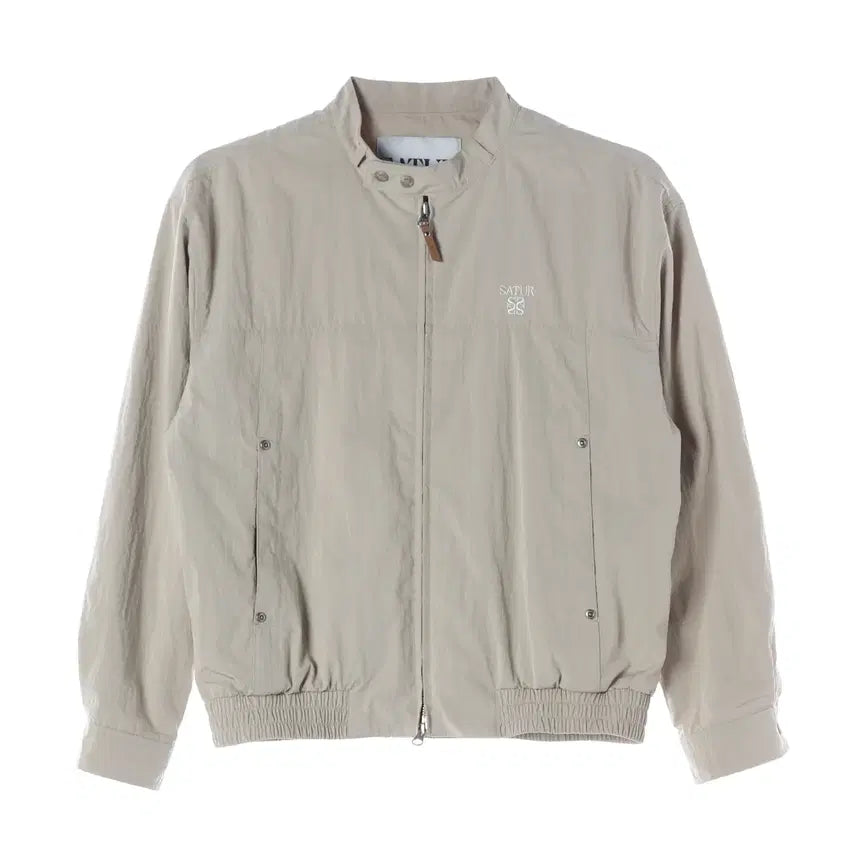[BUNJANG] Satur 26SS Biker Blouson Jacket Beige / 세터 SATUR 26SS 바이커 블루종 자켓 재킷 베이지